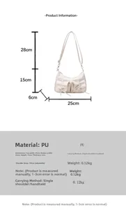 Tableau des tailles détaillé et spécifications techniques du sac à main blanc à nœud