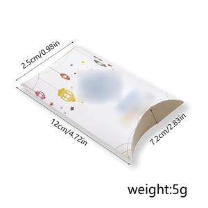 Moon festival gift candy box 12x7.2x2.5cm size details and weight measurement