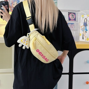 Sac Banane Polyvalent en Nylon d'Été Pour Hommes Femmes Grande Capacité Sac de Poitrine Sportif Sacoche de Taille Avec Sangle Réglable