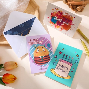 Lot de 40 cartes de vœux mixtes pour anniversaires et fêtes avec enveloppes