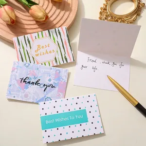 Elegant mini greeting cards set with envelopes and assorted patterns for multi-occasions