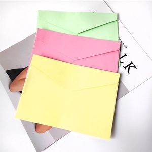 Colorful Paper Envelopes Macaron Tones V Flap Minimalist For Invitations Business Letters Greeting Cards Wedding