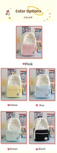 Detailed comparison of five color options for this high-capacity school backpack