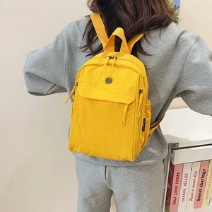 Women Large Capacity Fashion Backpack Waterproof Nylon School Bag Lightweight Travel Casual Shoulder Bag Daily Commute