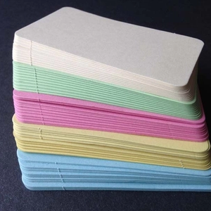 Tarjetas de Mensaje de Cartulina en Blanco Multicolor Con Esquinas Redondeadas Tarjetas Didácticas DIY para Niños Estudiantes 100 Hojas