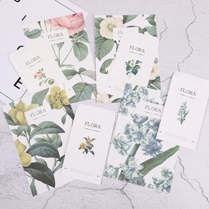 Vintage Botanical Floral Letter Paper And Envelope Set Romantic Aesthetic Writing Stationery For Gift Office School Supplies