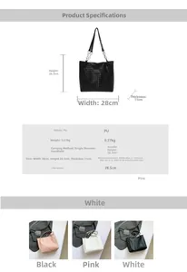 Detailed size chart of large woven tote bag showing 28cm width and handle dimensions