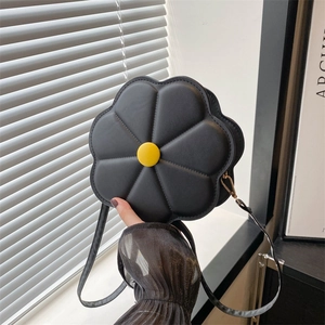 Sac Bandoulière Femme en Cuir PU en Forme de Fleur Petit Sac à Épaule Floral Mignon Avec Bandoulière Réglable Pour Voyage Été Quotidien