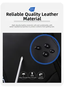 Detail of waterproof matte black fabric showing water resistance and scratch-resistant texture