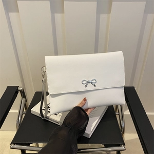 Damen Umschlag Clutch Tasche PU Leder Schleife Schnalle Handgelenktasche Lässig Täglich Party Hochzeit Abend Mode Tasche