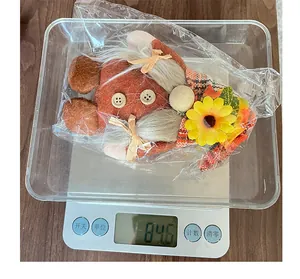Detailansicht der Sonnenblume-Zwerg-Plüschfigur mit 84,6g für Erntedankfest Dekoration
