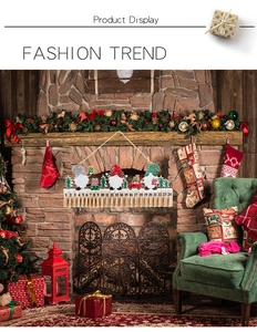 Wooden Christmas gnome countdown calendar sign displayed in a cozy fireplace scene