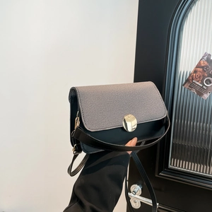 Women High End Small Square Crossbody Bag PU Leather Woven Texture Shoulder Bag Trendy Modern Versatile Female Messenger Handbag