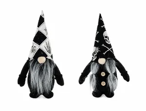 Dimensioni dettagliate degli gnomi di Halloween alti 29 cm e larghi 9 cm nel dettaglio
