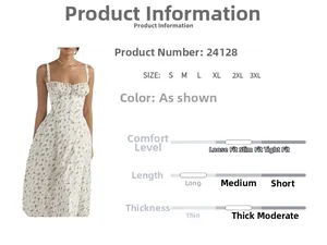 Detail view of floral slip dress with side slit and drawstring bust design in green flowers