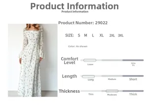 Detail of floral long-sleeve dress featuring elegant square neck and ruffled cuffs