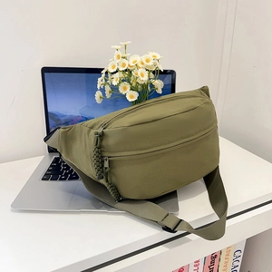 Women Casual Nylon Crossbody Bag Trendy Large Capacity Dumpling Shoulder Bag For Travel Daily Commuting Urban Style