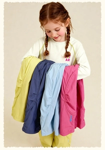 Vibrant kids cargo trousers in yellow, navy, blue and rose pink with elastic waist