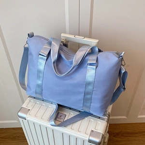 Borsa da Viaggio di Grande Capacità per Donna Impermeabile in Tessuto Composito Borsa da Palestra Leggera Borsa a Tracolla Yoga