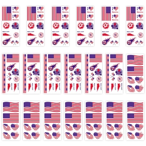 Tatuaggi temporanei bandiera USA impermeabili per eventi sportivi e tifosi