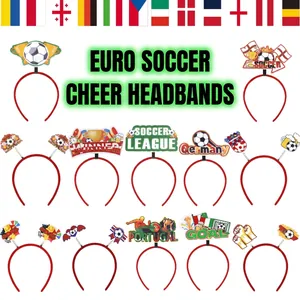 Soccer Football Fans Headband World Cup Goal Winner Trophy Party Headwear Fans Supplies Costume Props Decorative Headband