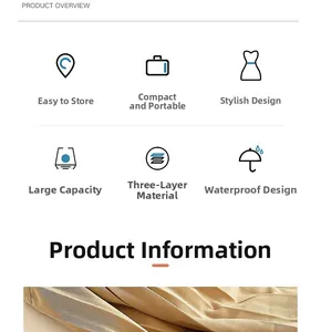 Close-up of waterproof 3-layer material structure for khaki PC hard shell storage bag