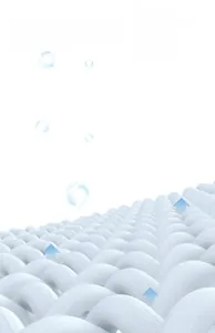 Close-up of quick-drying microfiber fabric texture showing breathable weaving structure