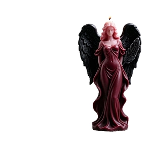 Artistic goddess angel wing silicone candle mold for DIY scented decorative crafts