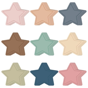 Boho Hollow Star Paper Cutouts For Classroom Bulletin Board Decoration Morandi Colors Star Shaped Cardstock For DIY Craft