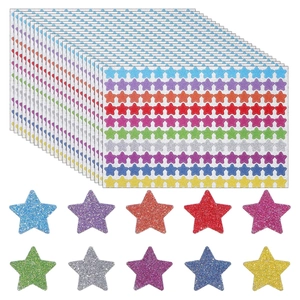 Multicolor Glitter Star Stickers For Kids Reward School Teacher Stationery Scrapbooking DIY Crafts Shiny Five Point Star Decals