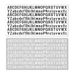 Waterproof Vinyl Alphabet Letter Stickers DIY Number Decals For Cup Laptop Mailbox Home Decoration Black White