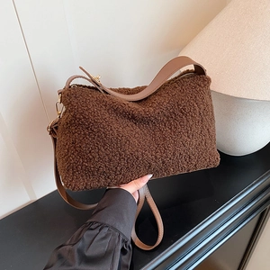Women's Urban Minimalist PU Shoulder Bag Large Capacity Zippered Crossbody Handbag Elegant Solid Color Tote Bag For Daily Use