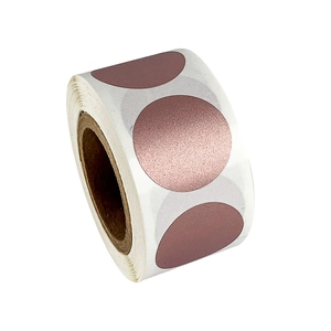 Adesivi da Grattare Rotondi Oro Rosa per Biglietti d'Auguri Fai da Te Giochi per Feste Regali a Sorpresa Etichette Autoadesive Resistenti