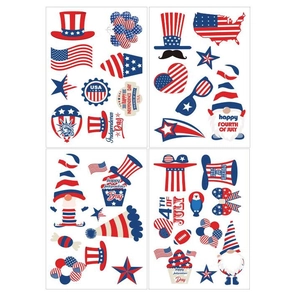 VS Onafhankelijkheidsdag DIY Stickers Onafhankelijkheidsdag Feestdecoratie Scrapbooking Stickers Met Kabouter Vlag Ster Patroon Voor Kinderen Volwassenen