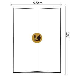 Vertical white graduation greeting card with gold Did It seal and mortarboard icon