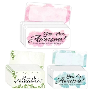 You Are Awesome Inspirational Encouragement Cards Round Corner Reward Motivational Note Cards For Kids Students Teachers Office