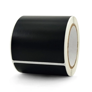Etichette a lavagna autoadesive nero opaco 50x70mm in rotolo per barattoli da cucina