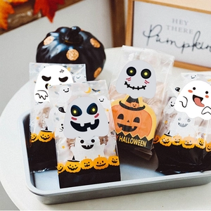 Halloween Geschenktüten mit Geist- und Kürbismotiven für Süßigkeitenverpackungen