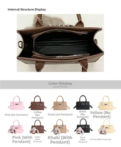 Internal compartments and color options for a vintage textured crossbody square bag