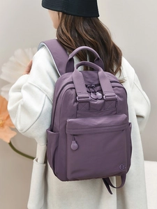 Women Lightweight Nylon Backpack Waterproof Large Capacity Travel Bag Fashion Casual Student Schoolbag With Laptop Pocket
