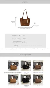 Spécifications de taille pour grand cabas léopard avec dimensions détaillées de 36 cm
