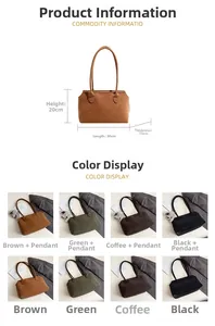 Tableau des tailles détaillé pour le grand sac fourre-tout 36x20x15cm en plusieurs coloris