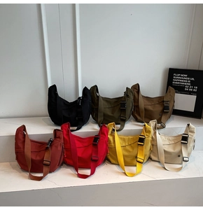 Sacs à bandoulière en nylon de sept couleurs avec des sangles réglables confortables