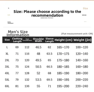 Detaillierte Größentabelle für Herren 3-in-1 Funktionsjacke von Größe L bis 6XL