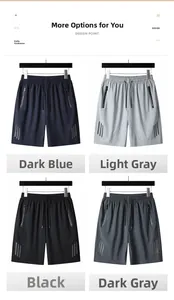 Dettaglio pantaloncini sportivi asciugatura rapida con coulisse e tasche con zip