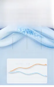 Detail showing breathable ice silk fabric with cooling micro-porous structure for sun protection