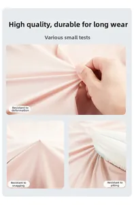 Detail of durable ice silk sun protection fabric showing anti-pilling and stretch features