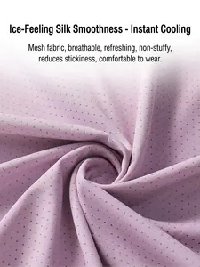 Damen Schnelltrocknendes Wander-T-Shirt in Violett mit atmungsaktivem Netzgewebe