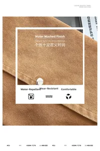 Close-up of durable canvas bag showing metal snap button and water-resistant texture