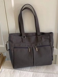 Women Large Capacity PU Tote Bag Multi-pocket Shoulder Bag Casual Simple Handbag For Daily School Office Travel Elegant